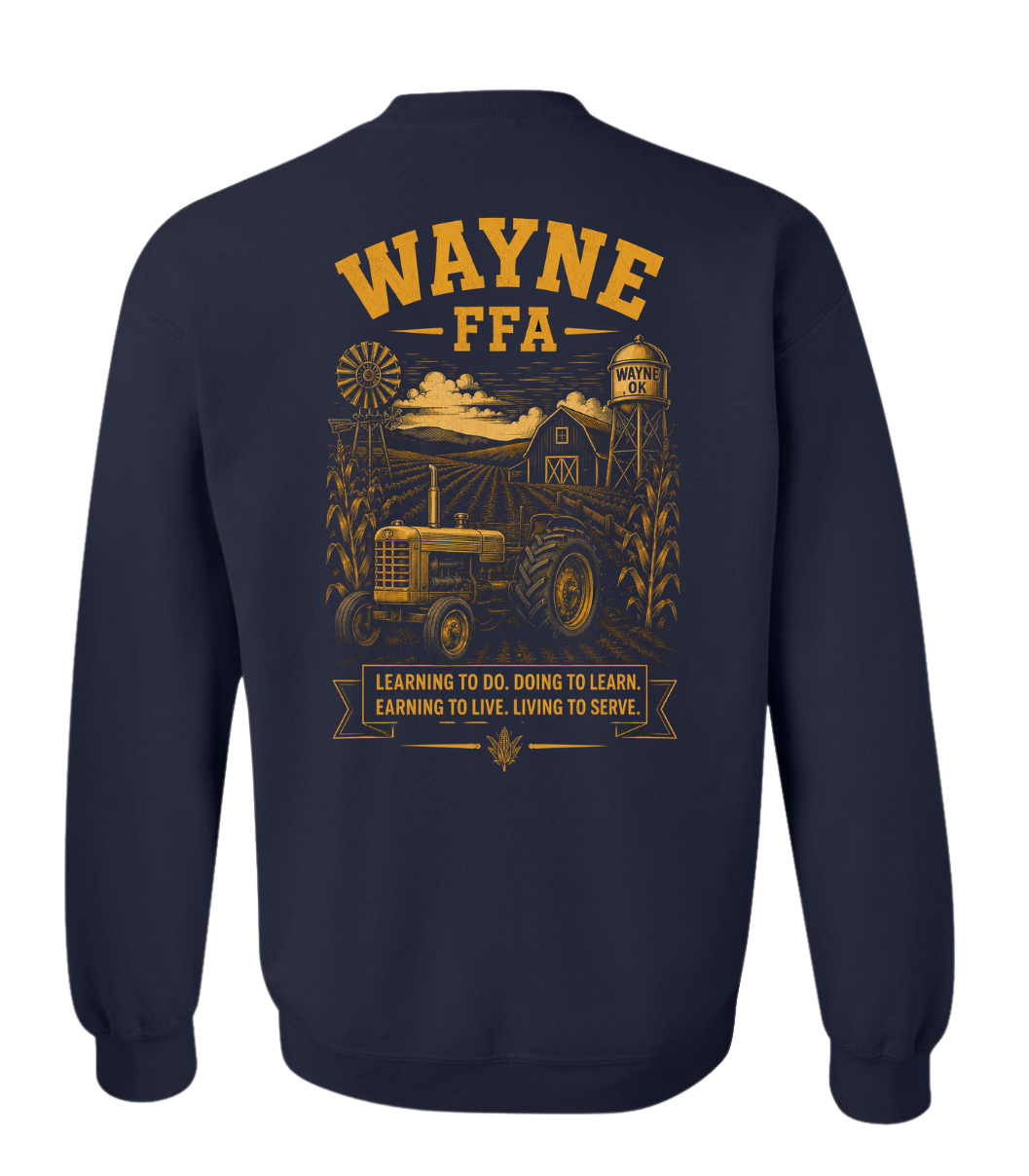 Gildan Crewneck Navy - Wayne FFA