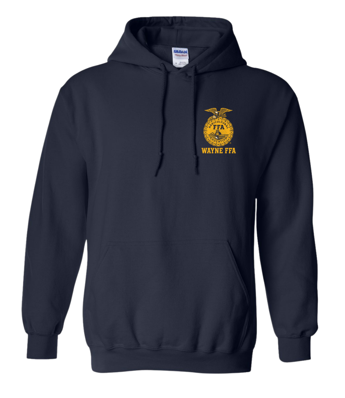 Gildan Hoodie Navy - Wayne FFA