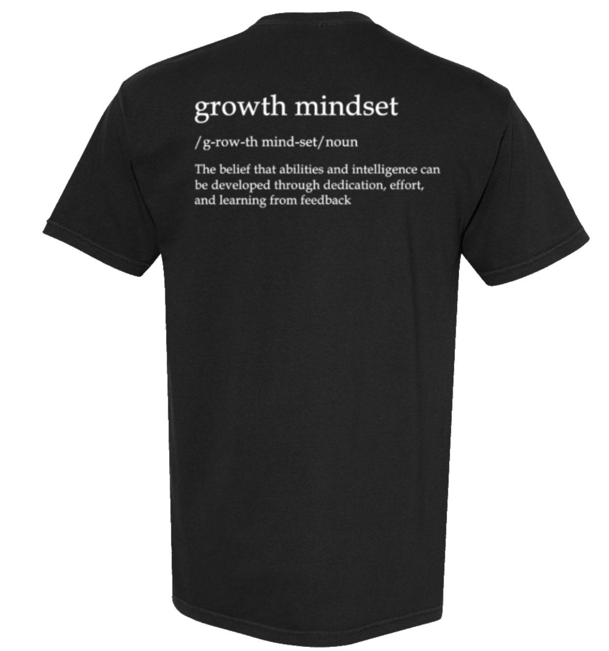 Growth Mindset Comfort Colors T-shirt - Black